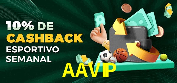 10% de bônus de cashback na AAVIP